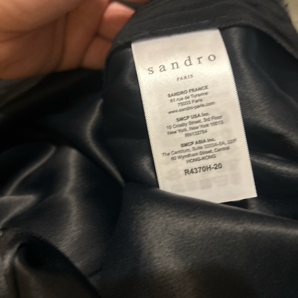Sandro Paris black shift dress - Picture 6 of 7